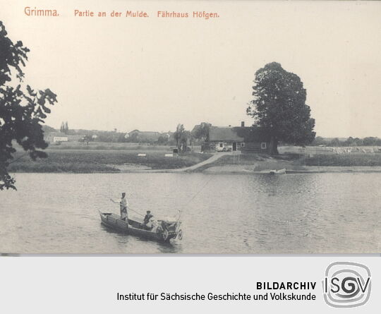 Postkarte "Fährhaus Höfgen, Grimma"