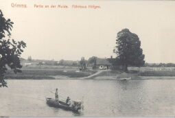 Bild: Postkarte "Fährhaus Höfgen, Grimma"
