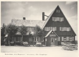 Bild: Postkarte "Waldschänke "Altes Raupennest", Altenberg"