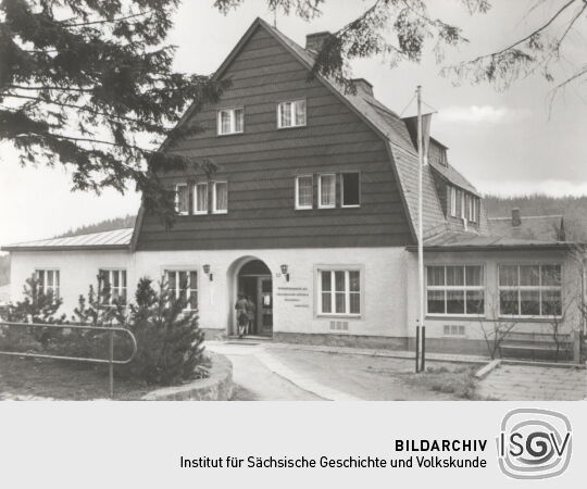 Postkarte "Betriebsferienheim "Buschhaus"