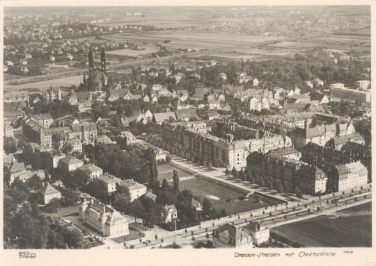 Dresden - Strehlen mit Christuskirche