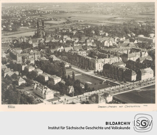 Dresden - Strehlen mit Christuskirche