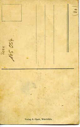 Bild: Postkarte Ludwig Jahn-Turm in Klinga, erbaut von C. W. Wiessner, Leipzig.