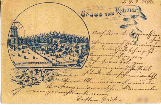 Postkarte Gruss vom Kottmar.