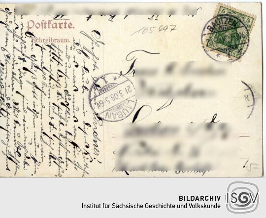 Mehrbild-Postkarte Bautzen und seine beliebtesten Bergwirtschaften.