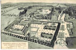 Postkarte Niederschlesische Gewerbe- und Industrie-Ausstellung, Görlitz 1905.