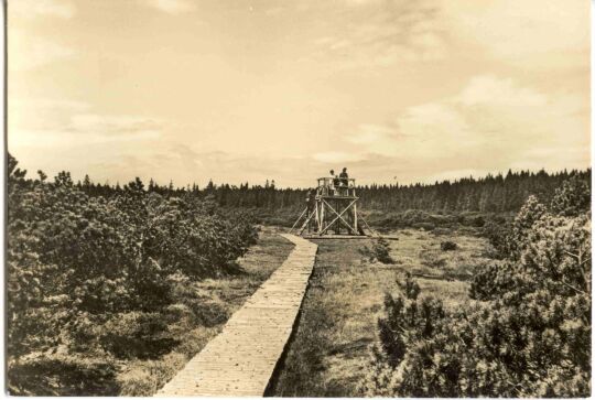 Postkarte Johanngeorgenstadt (Erzgebirge), Kleiner Kranichsee.