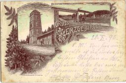 Postkarte Gruss aus dem Erzgebirge.