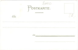 Die Postkarte zeigt auf einer Grafik den geplanten Bismarckturm in Dresden-Räcknitz. Auf der Karte ist der Sammelaufruf des Ausschuss´ für die Errichtung einer Bismarcksäule abgedruckt.