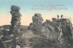 Postkarte Hoher Stein in Böhmen, Elstergebirge.