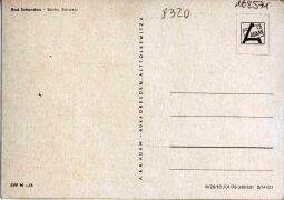 Bild: Postkarte mit einer Ansicht von Bad Schandau.