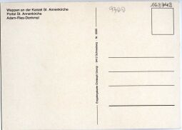 Postkarte Annaberg-Buchholz im Erzgebirge.