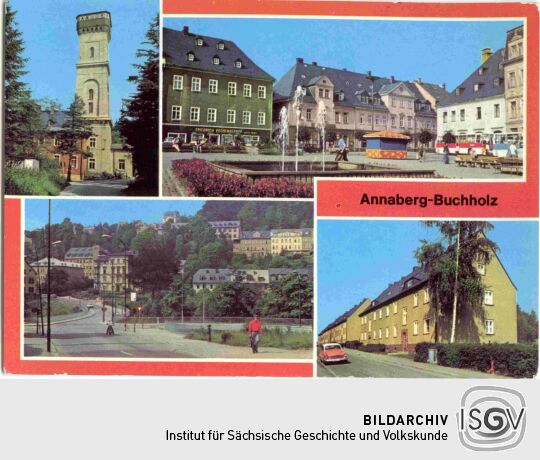 Postkarte Annaberg-Buchholz.