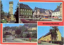 Postkarte Annaberg-Buchholz.