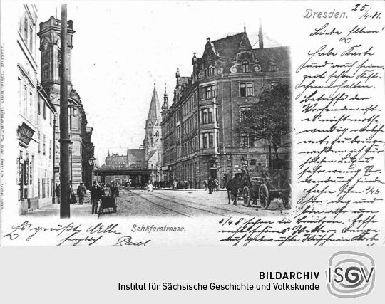Dresden. Schäferstrasse.