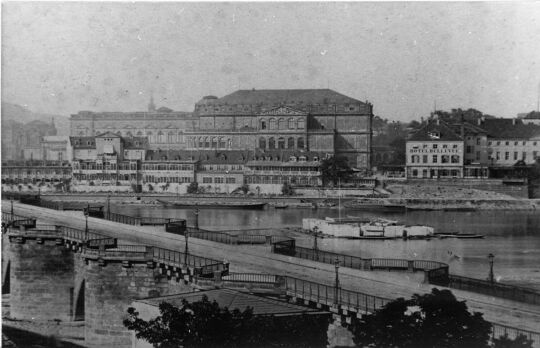 Dresden Elbufer vor 1869