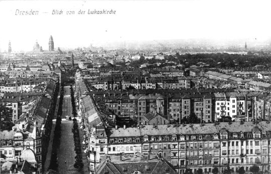 Dresden - Blick von der Lukaskirche