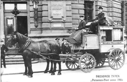 Dresden - Personenpost 1906