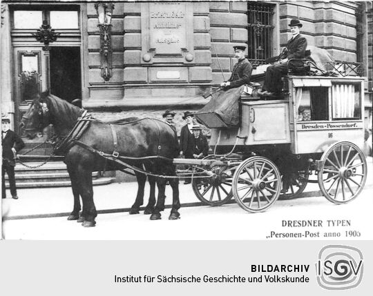 Dresden - Personenpost 1906