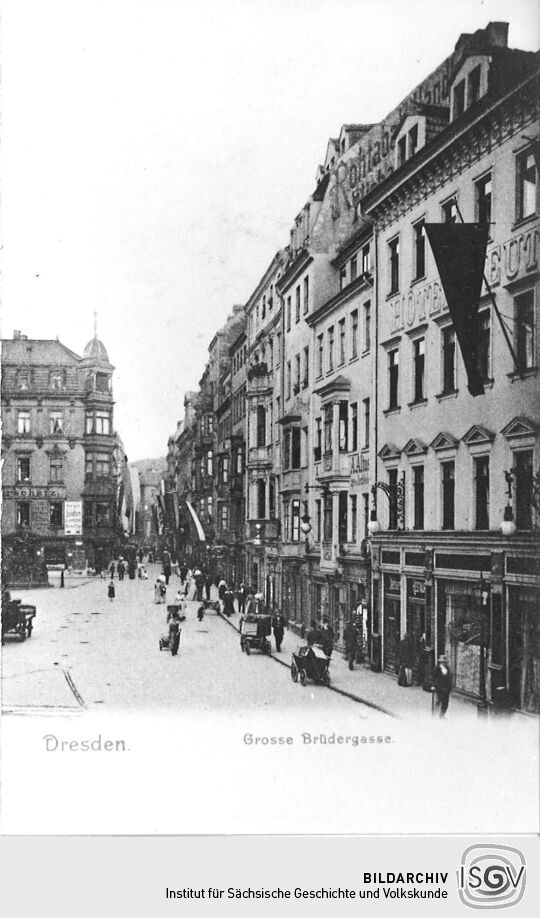 Dresden - Große Brüdergasse.