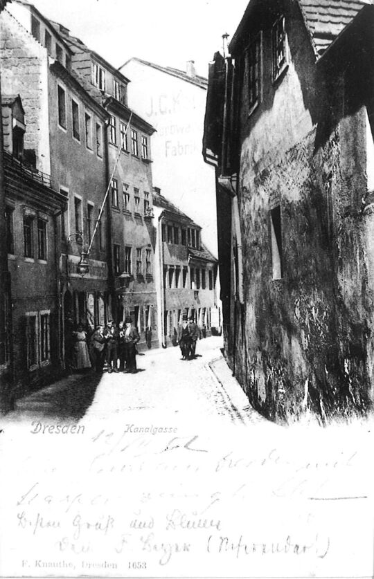 Dresden - Kanalgasse.