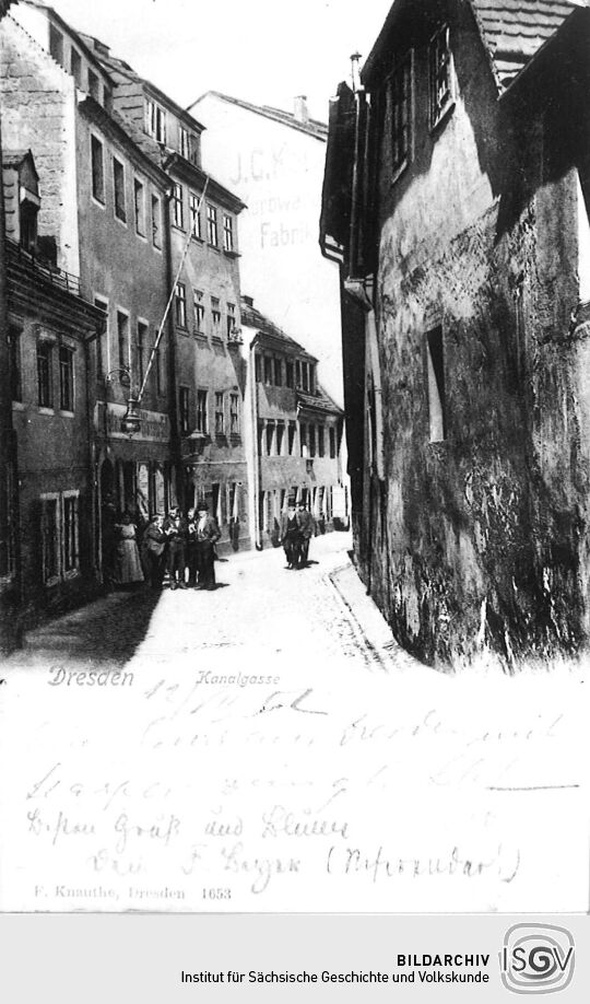 Dresden - Kanalgasse.