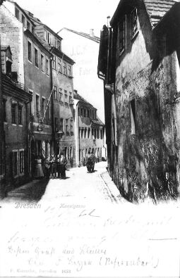 Bild: Dresden - Kanalgasse.