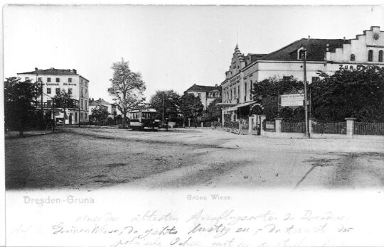 Postkarte: Dresden - Gruna.