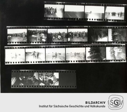 Kontaktabzug Rede, Gruppen, alter Mann, Pferd ("4")