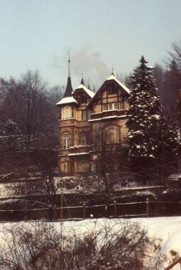 Bild: Januar, Hafen im Winter 1979 (Dresden)