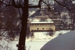 Bild: Januar, Hafen im Winter 1979 (Dresden)