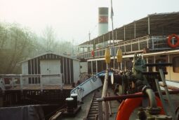 Bild: Weiße Flotte im Hafen 1980 (Dresden)