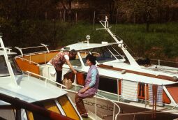 Bild: Weiße Flotte im Hafen 1980 (Dresden)