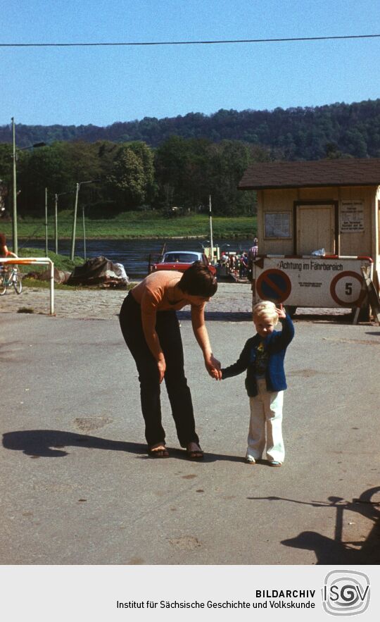 Anlegen Inselarm Pillnitz 1981