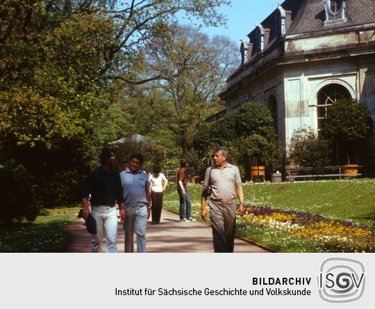 Anlegen Inselarm Pillnitz 1981 (Schloss Pillnitz)