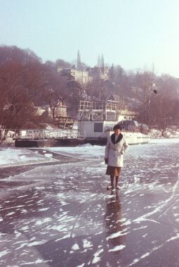 Bild: Winter 1981-82, Hafen (Dresden)