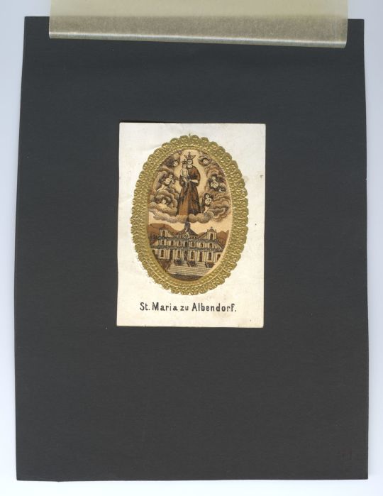 Andachtsbild mit Darstellung der Maria zu Albendorf