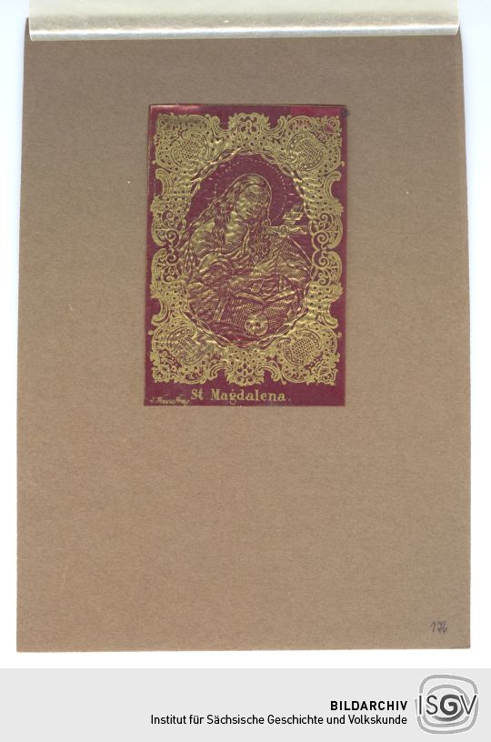 Andachtsbild mit einer Darstellung der heiligen Maria Magdalena