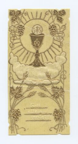 Bild: Andachtsbild: Nadelstichbild mit Kelch