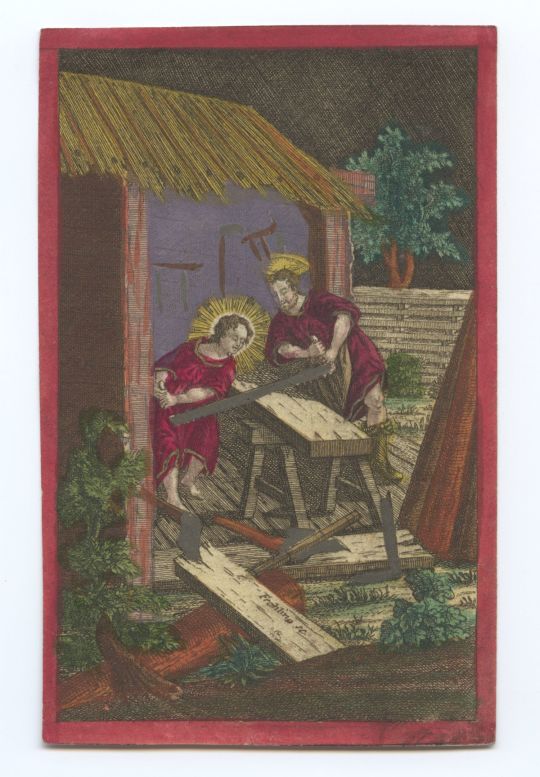 Andachtsbild mit Darstellung des heiligen Paares
