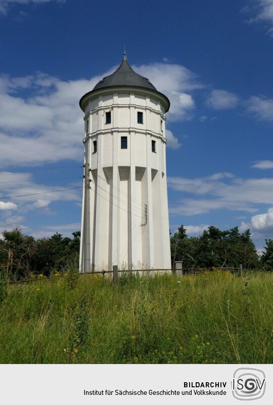 Der ehemalige Wasserturm auf dem Wachberg in Leipzig-Rückmarsdorf