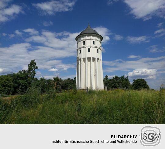 Der ehemalige Wasserturm auf dem Wachberg in Leipzig-Rückmarsdorf