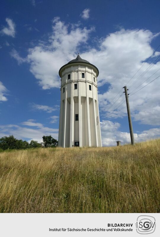 Der ehemalige Wasserturm auf dem Wachberg in Leipzig-Rückmarsdorf