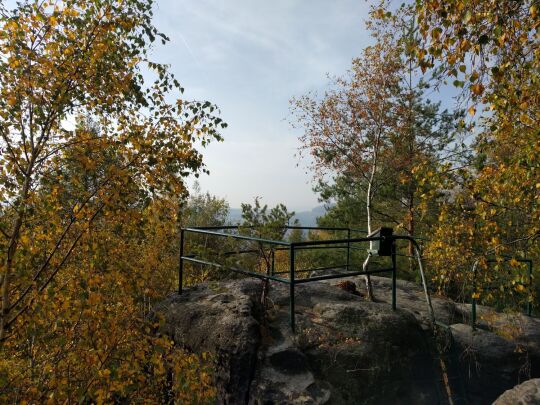 Der Aussichtspunkt Kohlberg auf dem Lampertstein