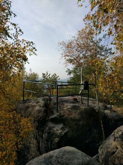 Der Aussichtspunkt Kohlberg auf dem Lampertstein