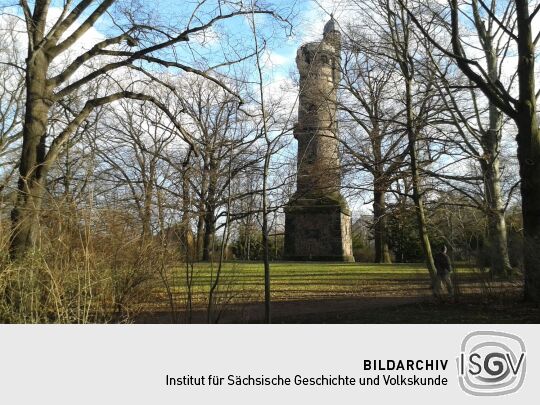 Der Johann-Gottlieb-Fichte-Turm im Westendpark von Dresden-Plauen