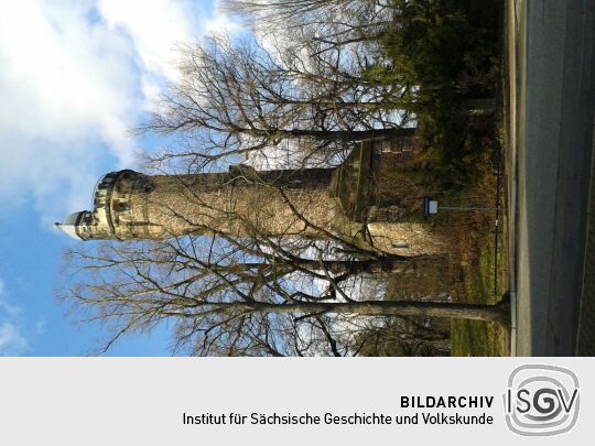 Der Johann-Gottlieb-Fichte-Turm im Westendpark von Dresden-Plauen