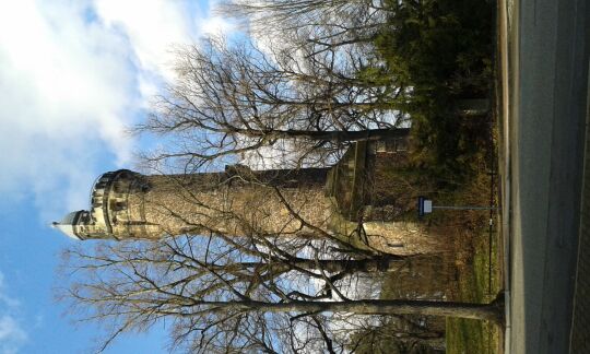 Der Johann-Gottlieb-Fichte-Turm im Westendpark von Dresden-Plauen