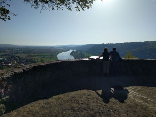 Das Aussichtsrondell auf der Deutschen Bosel in Meißen-Oberspaar