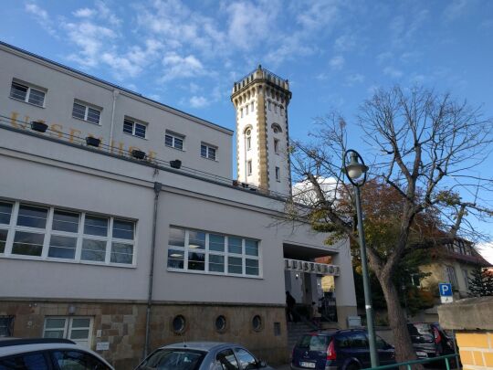 Der Aussichtsturm am Luisenhof in Dresden-Weißer Hirsch